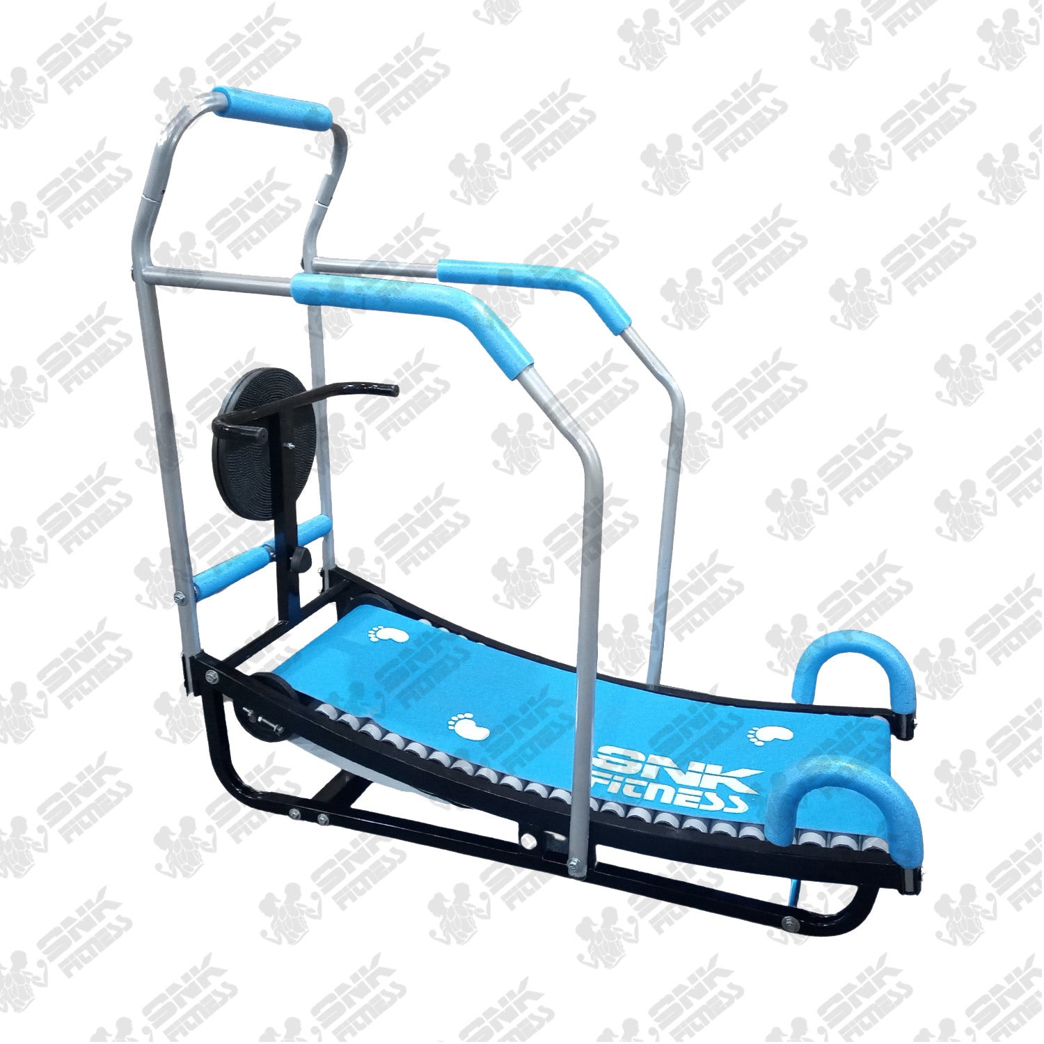 SNK FITNESS 4 In 1 Multi-Function Manual Curved Treadmill Running Machine