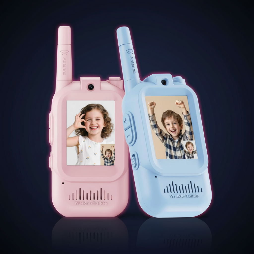 Rechargeable Video Walkie Talkie for Kids