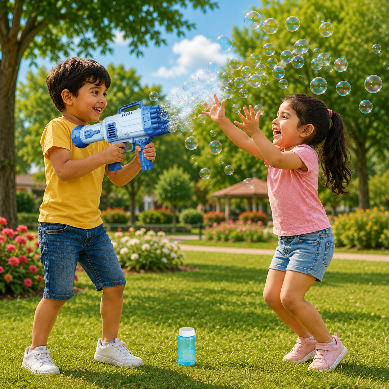 Bazooka Bubble Gun Toy 32 Holes